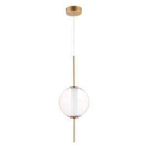 Axle 1-Light LED Pendant in Gold