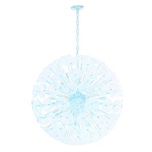 Fiori 28-Light Clear Murano Glass Pendant Light