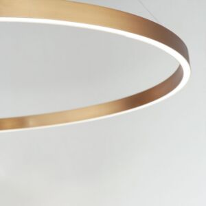 Groove WiZ 1-Light LED Pendant in Gold