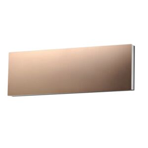 Embosse 1-Light LED Bathroom Vanity Light Sconce in Polished Bronze
