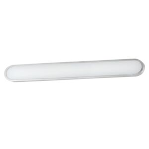 Latitude 1-Light LED Bathroom Vanity Light Sconce in Satin Nickel