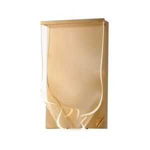 Rinkle 1-Light LED Wall Sconce in French Gold