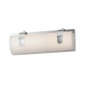 Clutch 1-Light LED Bathroom Vanity Light Vanity in Polished Chrome