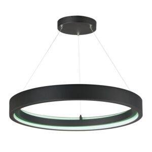 iCorona WiZ 1-Light LED Pendant in Black