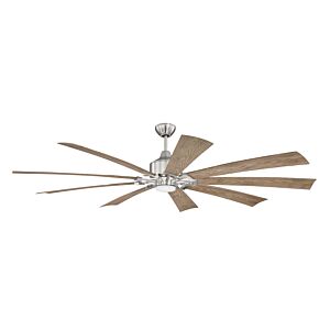 Craftmade Eastwood 70 Inch Outdoor Ceiling Fan in Brushed Polished Nickel