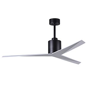 Eliza 6-Speed DC 56" Ceiling Fan in Matte Black with Gloss White blades