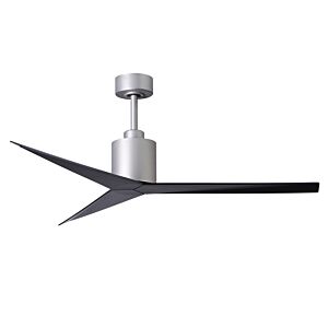 Eliza 6-Speed DC 56" Ceiling Fan in Brushed Nickel with Matte Black blades