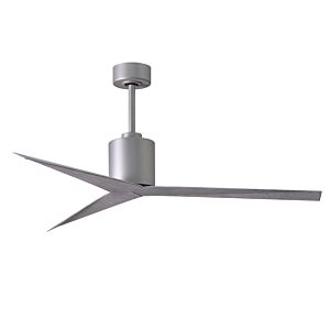 Eliza 6-Speed DC 56" Ceiling Fan in Brushed Nickel with Barn Wood Tone blades