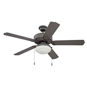 Craftmade 52" Enduro Plastic with Light Kit Ceiling Fan in Espresso