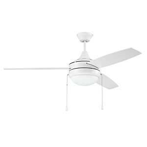 Craftmade Phaze Energy Star 3 Blade 2-Light Indoor Ceiling Fan in White
