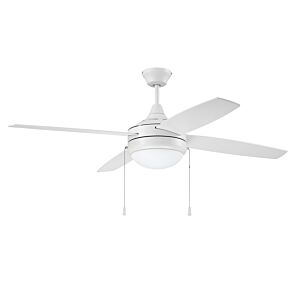 Craftmade Phaze Energy Star 4 Blade 2-Light Indoor Ceiling Fan in White