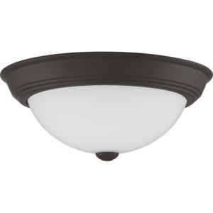 Quoizel Erwin 2 Light 13 Inch Ceiling Light in Old Bronze