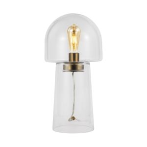 Enoki Table Lamp in Clear And Burnished Brass by Ellen Degeneres