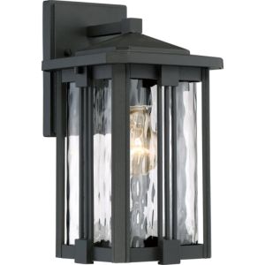 Quoizel Everglade 7 Inch Outdoor Hanging Light in Earth Black