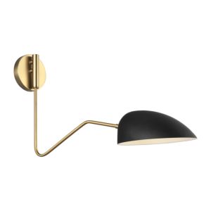 Jane Wall Sconce in Midnight Black And Burnished Brass by Ellen Degeneres