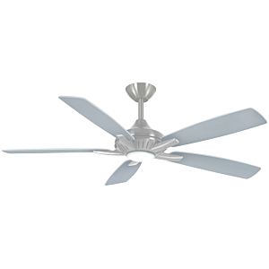 Minka Aire Dyno 52 Inch Indoor Ceiling Fan in Brushed Nickel with Silver