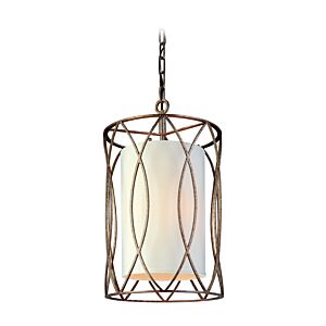 Troy Sausalito 3 Light 22 Inch Pendant Light in Silver Gold