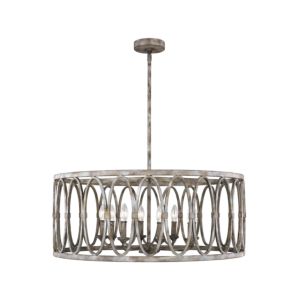 Patrice 8 Light Chandelier in Deep Abyss by Sean Lavin