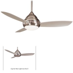 Minka Aire Concept I 58 Inch LED Indoor/Outdoor Ceiling Fan in Brushed Nickel