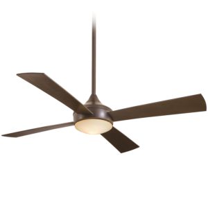 Minka Aire Ceiling Fan with Light Kit in Oil Rubbed Bronze