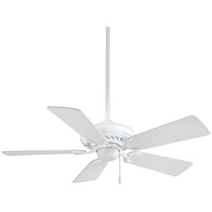 Minka Aire Supra 44 Inch Ceiling Fan in White