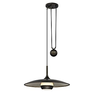 Troy Alchemy 13 Inch Pendant Light in Vintage Bronze Champagne Silver