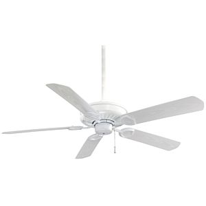 Minka Aire Sundowner 54 Inch Ceiling Fan in White