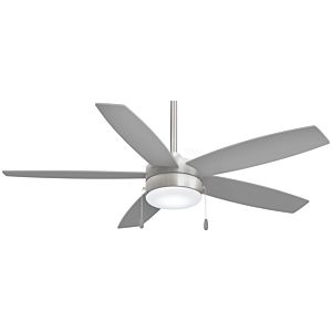 Minka Aire Airetor 52 Inch Indoor Ceiling Fan in Brushed Nickel with Silver