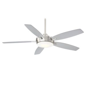 Minka Aire Espace 52 Inch LED Ceiling Fan in Brushed Nickel