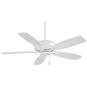Minka Aire Kafe 52 Inch Indoor Ceiling Fan in White
