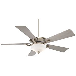 Minka Aire Delano LED 2 Light 52 Inch Indoor Ceiling Fan in Polished Nickel