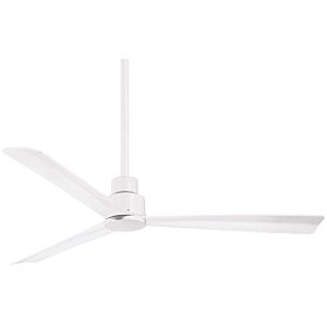 Minka Aire Simple 52 Inch Indoor/Outdoor Ceiling Fan in Flat White