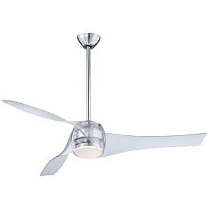 Minka Aire Ceiling Fan with Light Kit in Translucent