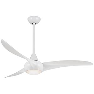 Minka Aire Light Wave 52 Inch Ceiling Fan in White