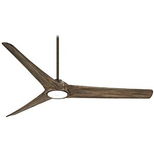 Minka Aire Timber 84 Inch LED Ceiling Fan in Heirloom Bronze with Aged Boardwalk Blades