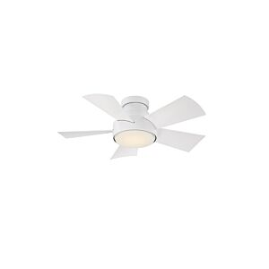 Vox 1-Light 38" Ceiling Fan in Matte White