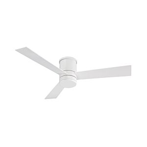 Modern Forms Axis 52 Inch Flush Mount Outdoor LED Smart Ceiling Fan in Matte White