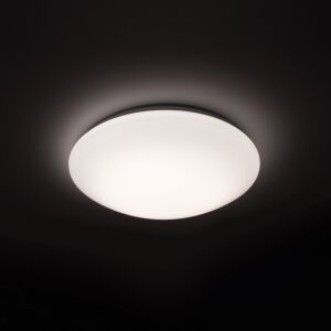 Glo 1-Light LED Flush Mount Ceiling Light in White