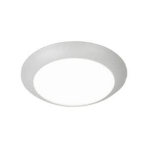 Disc 1-Light LED Flush Mount Ceiling Light in White
