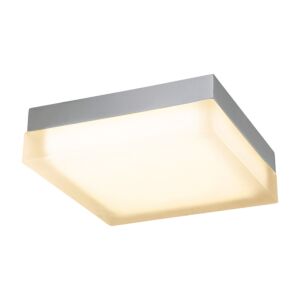 Dice 1-Light LED Flush Mount Ceiling Light in Brushed Nickel