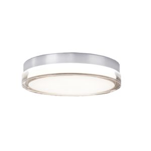 Modern Forms Pi 12 Inch Outdoor Ceiling Light in Stainless Steel