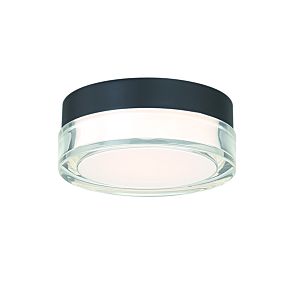 Modern Forms Pi 3 Inch Outdoor Ceiling Light in Black