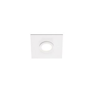  Broadway LED Ceiling Light in White With White