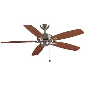 Fanimation Aire Deluxe 52 Inch 5 Blade Ceiling Fan in Brushed Nickel