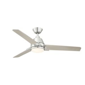 Pyramid 1-Light 52" Ceiling Fan in Brushed Nickel
