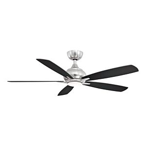  Doren 52" LED Indoor Ceiling Fan in Brushed Nickel with Opal Frosted Glass