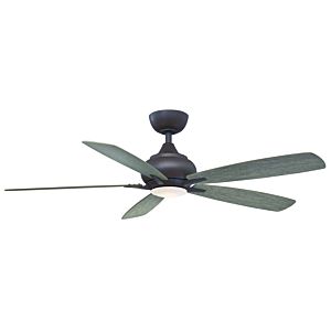  Doren 52" LED Indoor Ceiling Fan in Matte Greige with Opal Frosted Glass