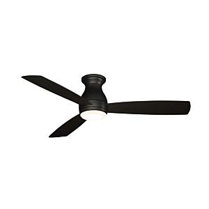  Hugh 52" LED Indoor/Outdoor Ceiling Fan in Dark Bronze with Opal Frosted Glass