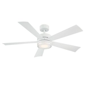 Wynd 1-Light 52" Ceiling Fan in Matte White