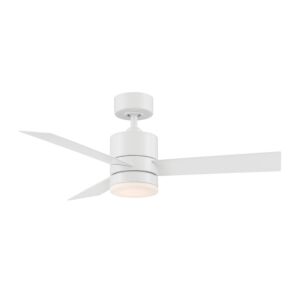 Axis 1-Light 44" Ceiling Fan in Matte White